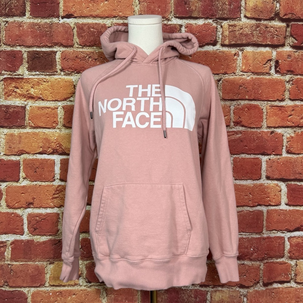 The North‎ Face Half-Dome Soft Pink Hoodie Pullover Women's Size XS Mountain